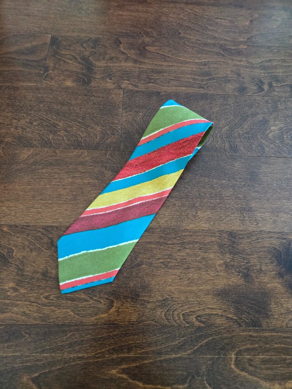 Vintage 100% Silk Boss by Hugo Boss Premium Striped Tie